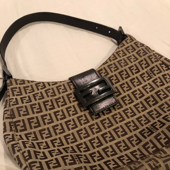 Fendi Monogram Small Tote Canvas Leather - Picture 2 of 10
